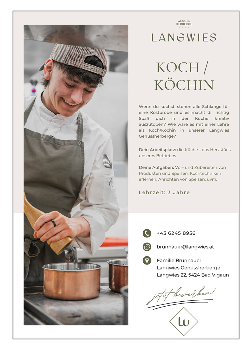 Lehre als Koch/Köchin